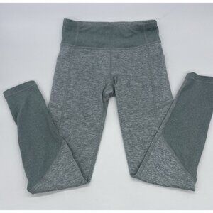 Athleta Girl Snowball SoftLuxe Leggings  Sz M 8-10 Green Sport Casual Run